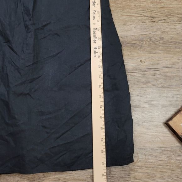 H&M Mini Dress Black Solid Sleeveless Spaghetti Strap Casual Cocktail Bodycon S - Picture 6 of 9